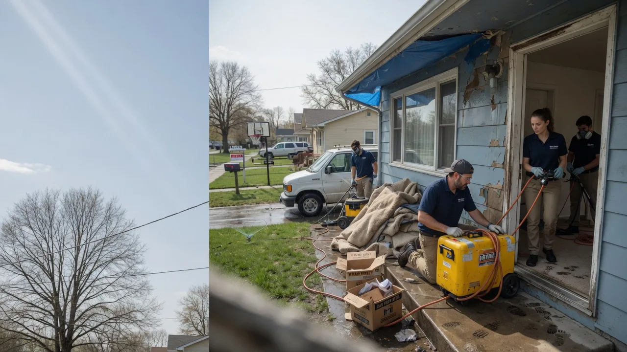 Basement Flood Cleanup in New York Mills, MN near me